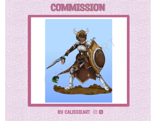 Individual commission Dungeons and dragons character. Design. dnd