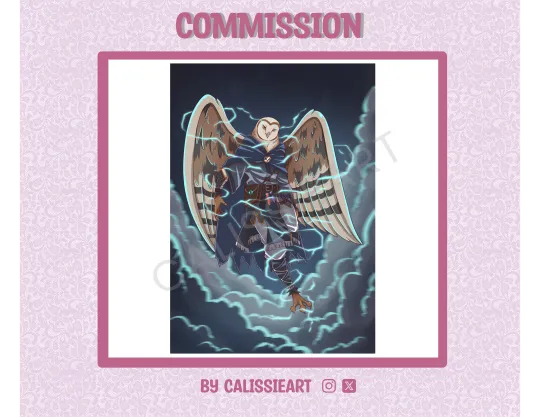 Dungeons and Dragons individual Character. Design