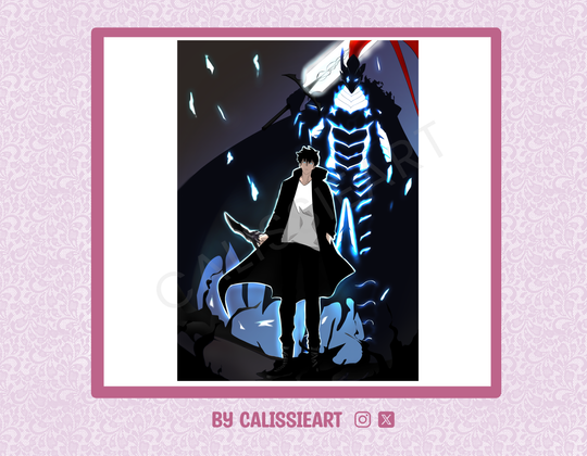 Fan art. anime. solo leveling