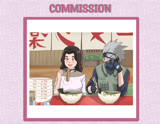 Indiviual Anime Artwork. Commission. Naruto Stil